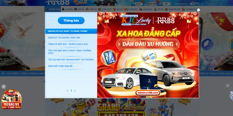 Đăng ký RR88 thành công Đăng ký RR88 thành công