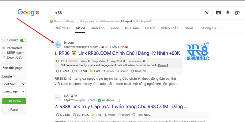 Đăng Ký RR88 - Nhận Thưởng Liền Tay Với Vài Bước Đơn Giản 7 Vào link RR88 mới nhất 2026