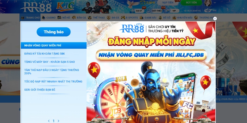 Vào RR88